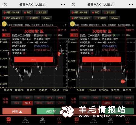 币圈平台：暴富财经，简单30秒猜涨跌日赚百元